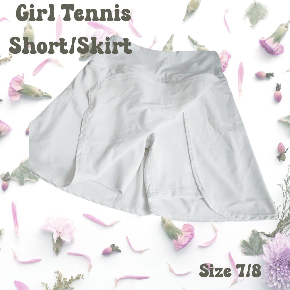 Girl Tennis Skirt Size 7/8 (Zella)